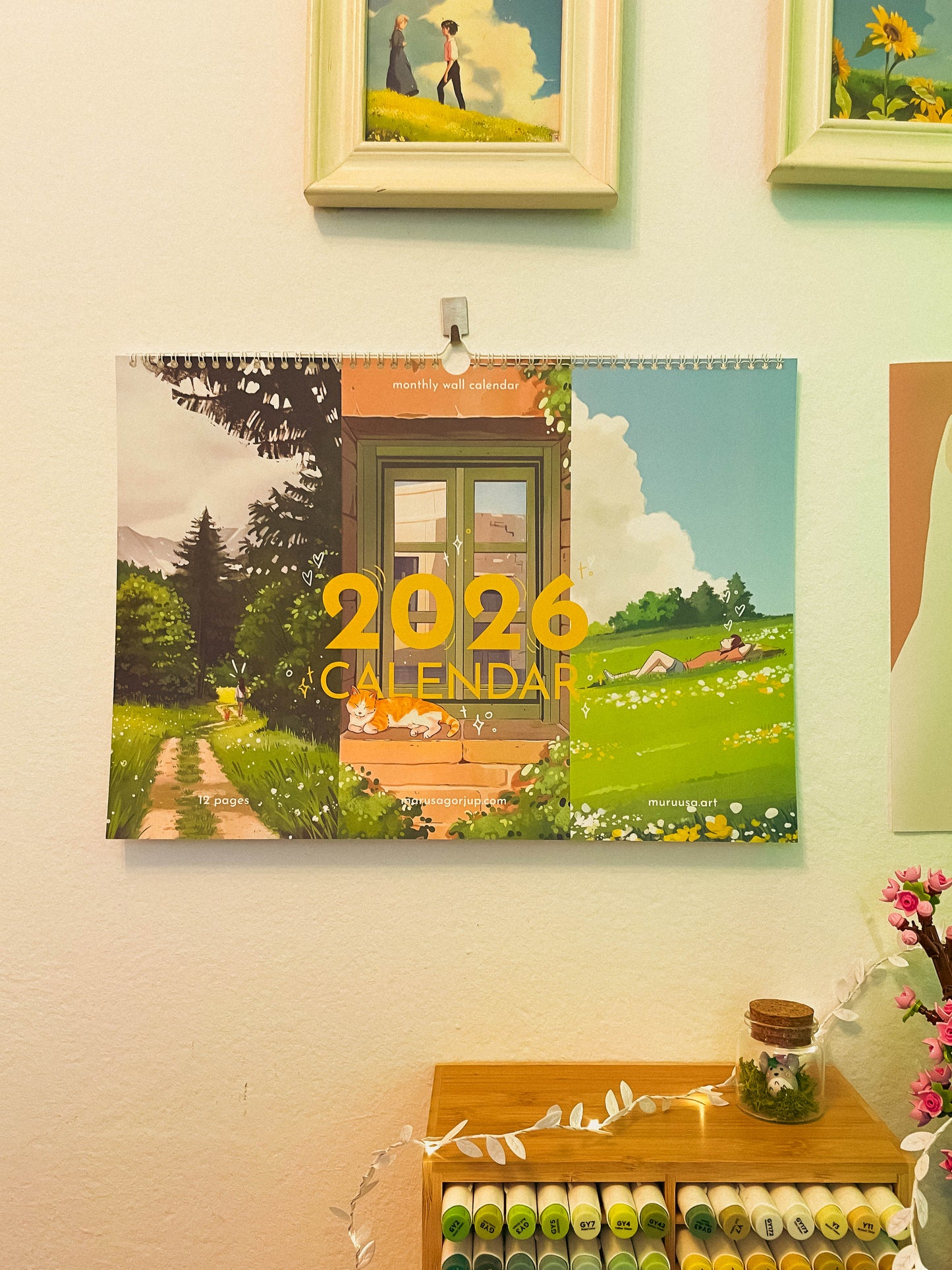 2026 Illustrated Wall Calendar