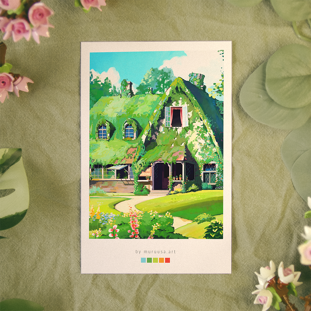 A6 Polaroid-Style Postcard Art Prints