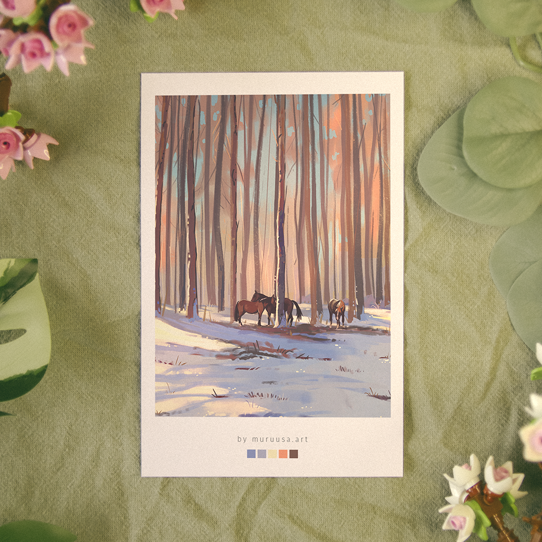 A6 Polaroid-Style Postcard Art Prints