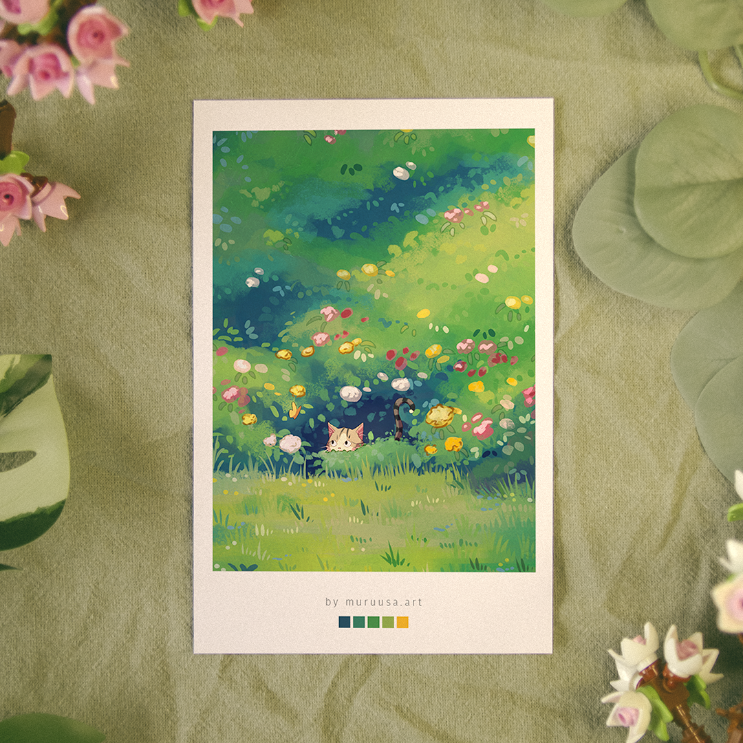 A6 Polaroid-Style Postcard Art Prints