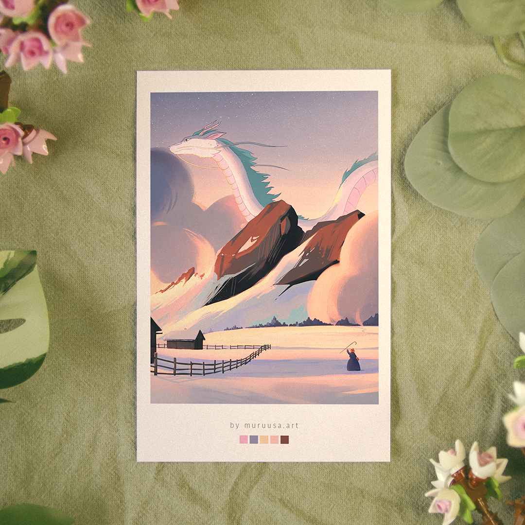 A6 Polaroid-Style Postcard Art Prints
