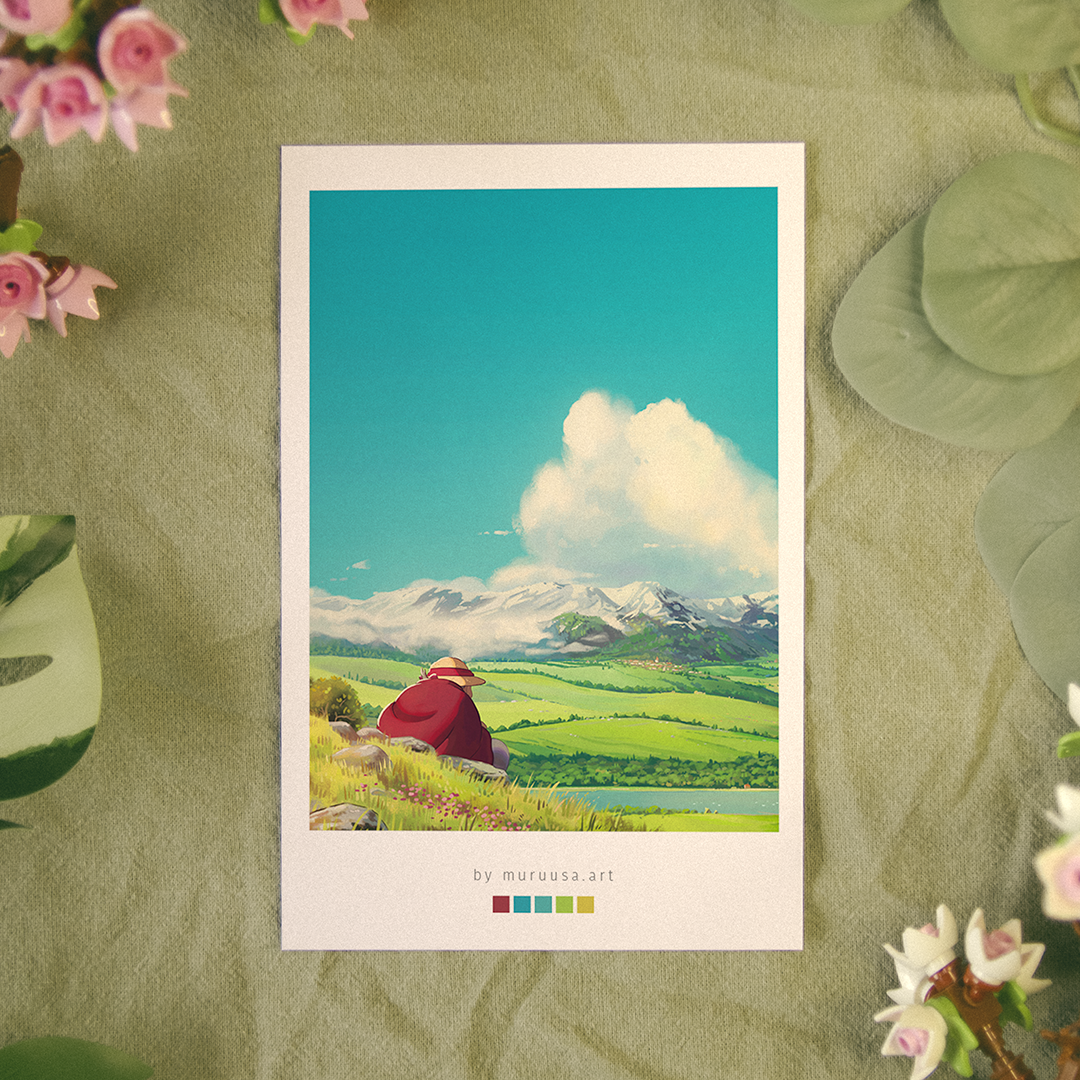 A6 Polaroid-Style Postcard Art Prints