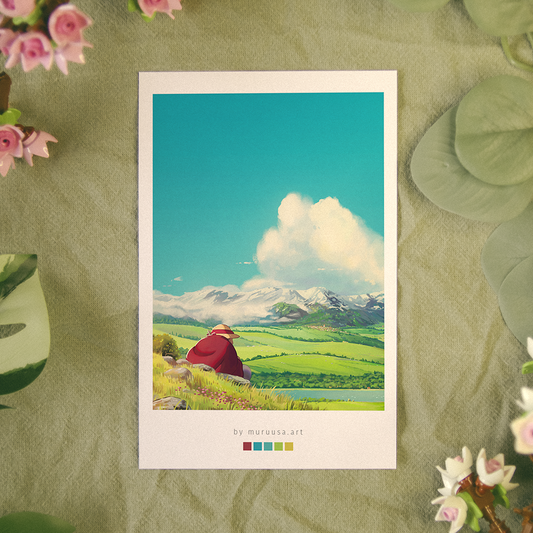 A6 Polaroid-Style Postcard Art Prints