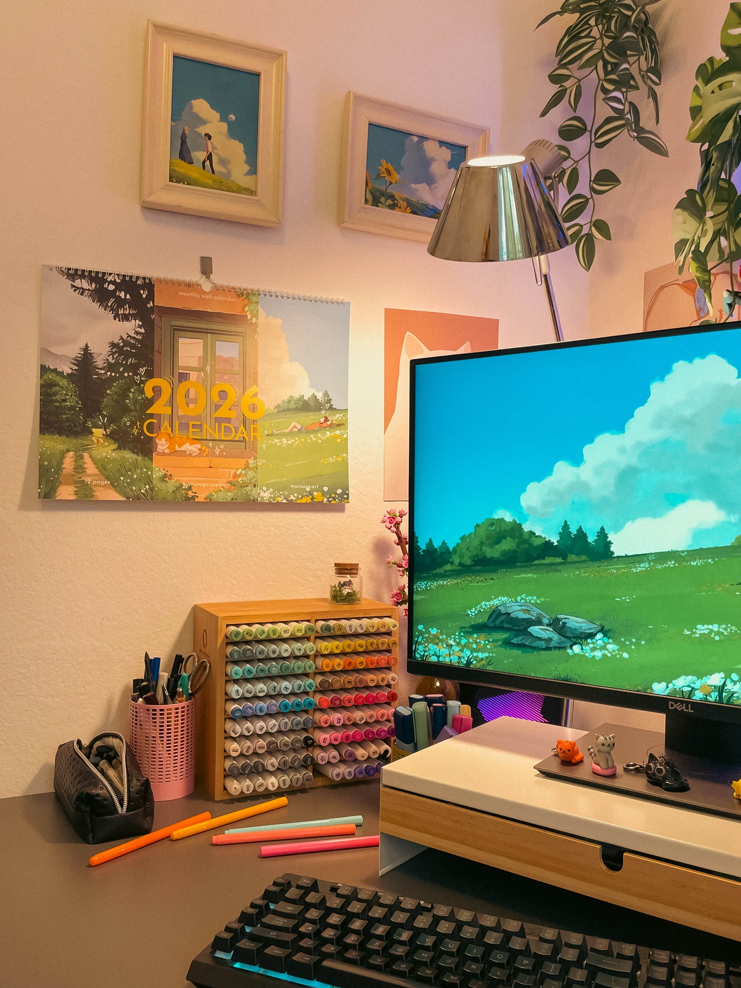 2026 Illustrated Wall Calendar