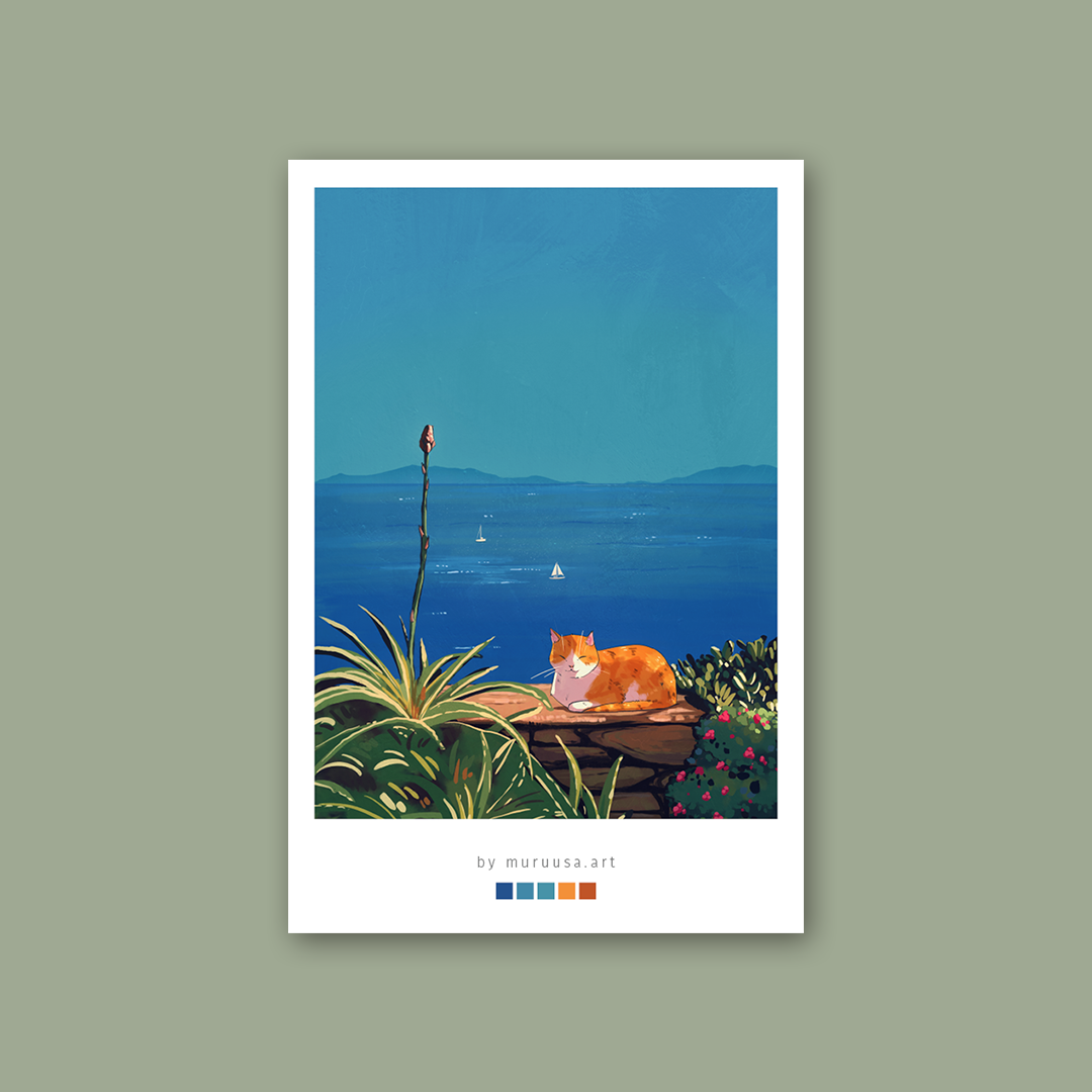 Umetniški tiski razglednic v stilu polaroida A6
