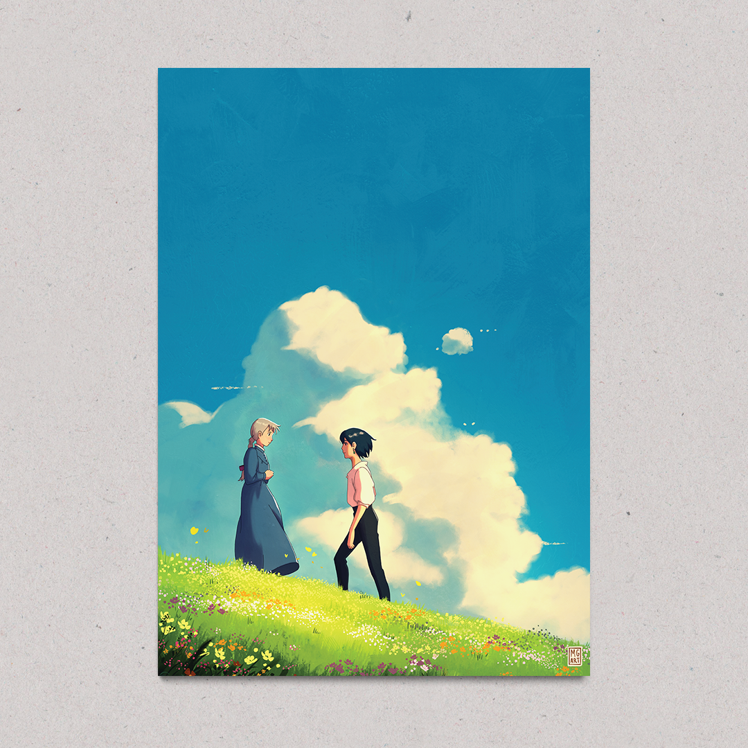 A4 Anime Style Art Prints