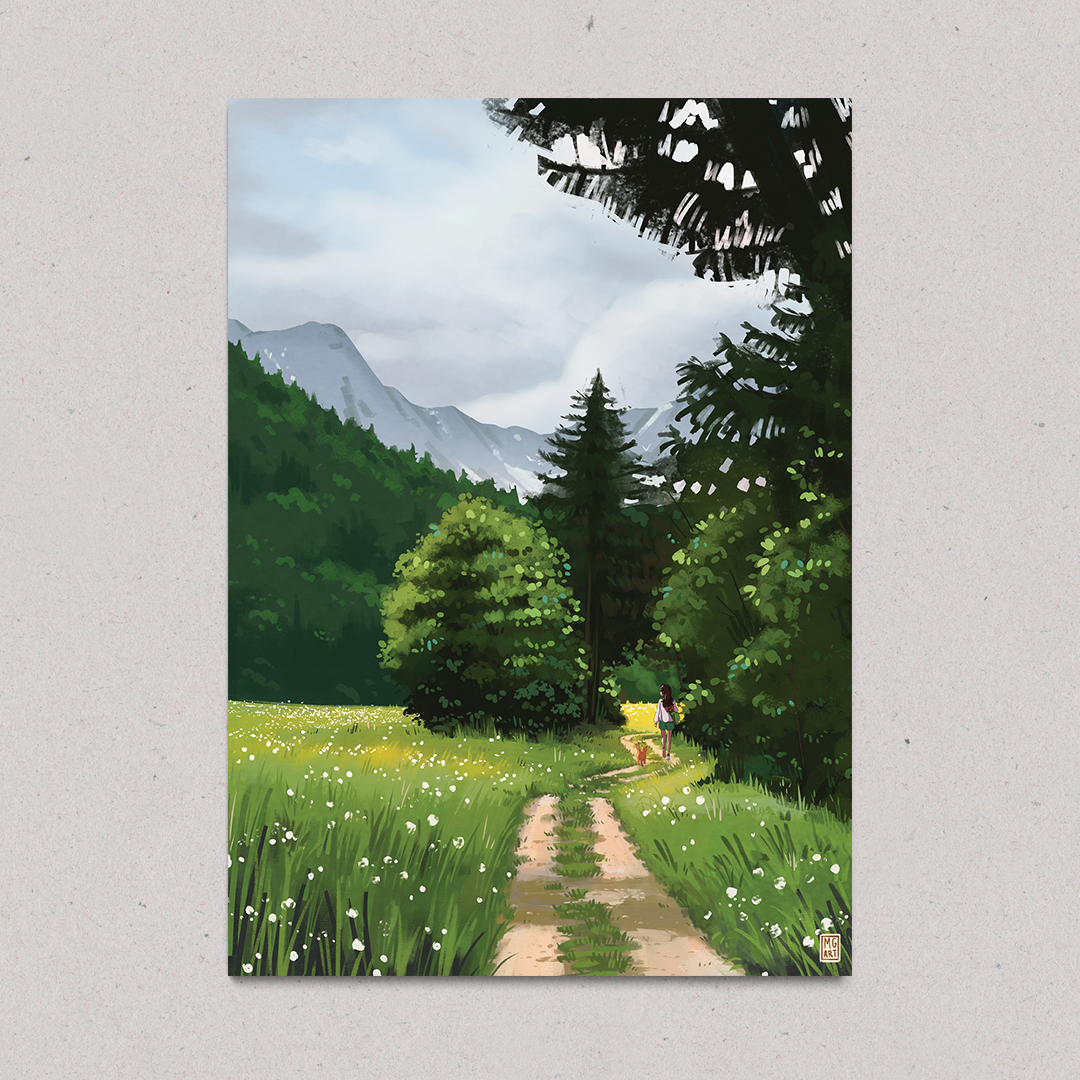 A4 Anime Style Art Prints