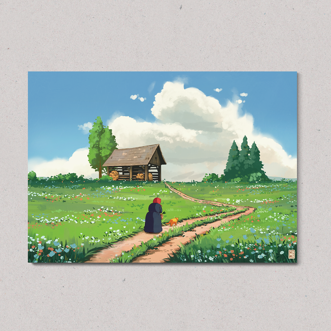 A4 Anime Style Art Prints