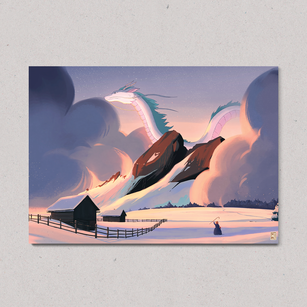 A4 Anime Style Art Prints